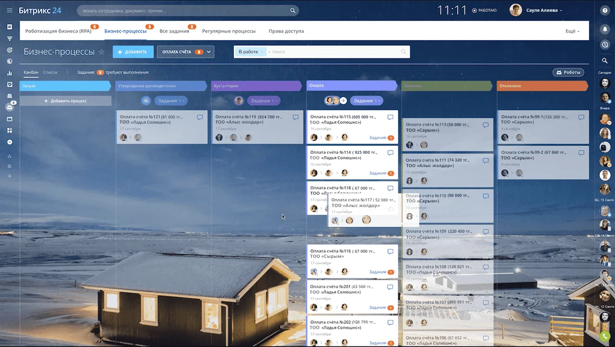 Стадии процесса